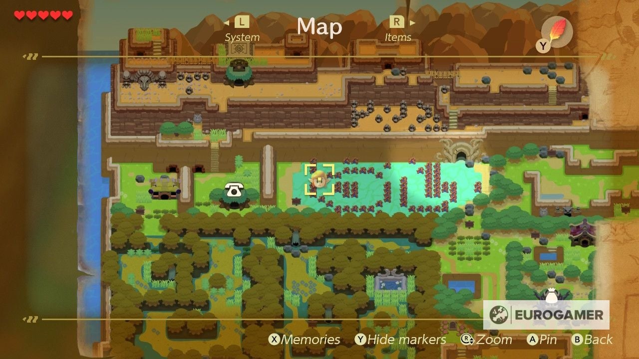 Zelda Link's Awakening Rescuing BowWow from Tal Tal Heights and